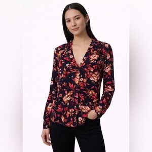 🌹NWT! Halogen Floral Button Down Shirt